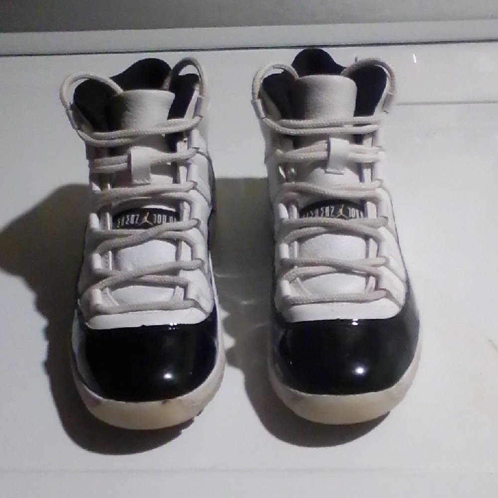 Jordan Kids Black and White Sneakers